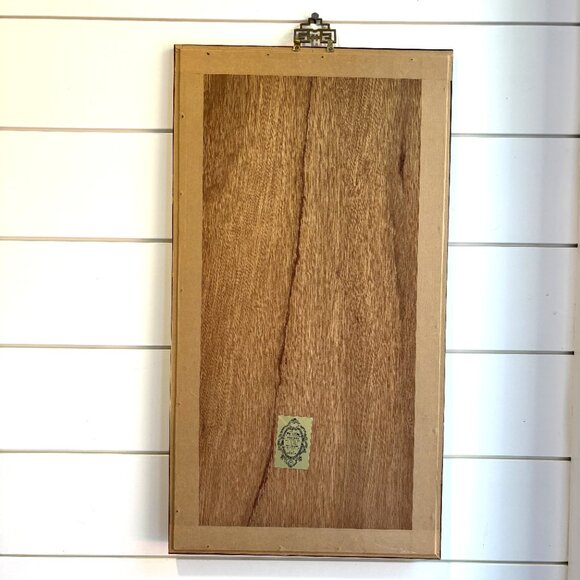 Vintage Framed Chinese Silk Embroidery Panel Asian Garden Scene Oriental Art - Picture 11 of 13